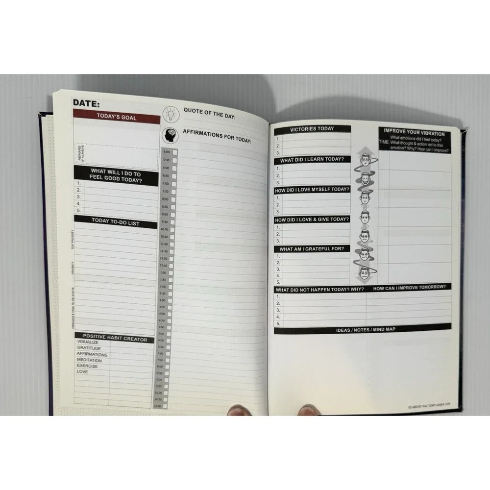 Law of Attraction Planner and Manifestation Journal - A 30 Day Journey